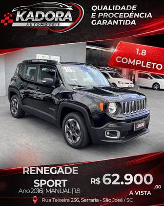 JEEP RENEGADE 1.8 16V FLEX SPORT 4P MANUAL